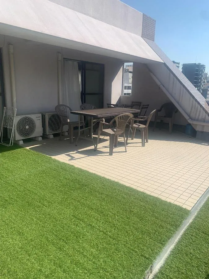 Apartment Ferienwohnung グランファミーユ島之内 702 広いバルコニー ペット不可 No Pet Ōsaka Japan
